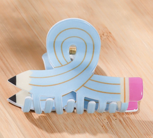Load image into Gallery viewer, Pencil Claw Clip