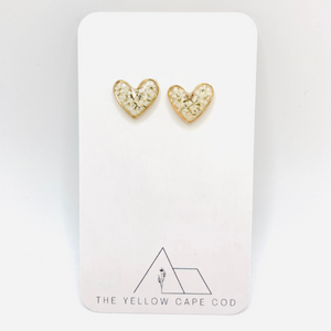 Heart Floral Stud