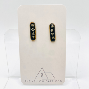 Oblong Stud Earrings