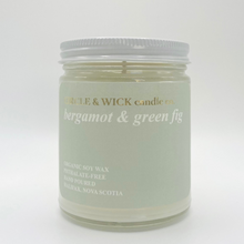 Load image into Gallery viewer, Bergamot &amp; Green Fig Candle
