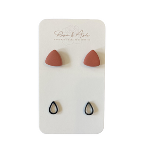 Tear Drop Duo Stud Pack