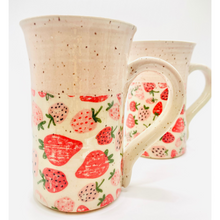 Load image into Gallery viewer, Strawberry Pottery Mug
