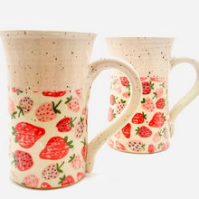Load image into Gallery viewer, Strawberry Pottery Mug