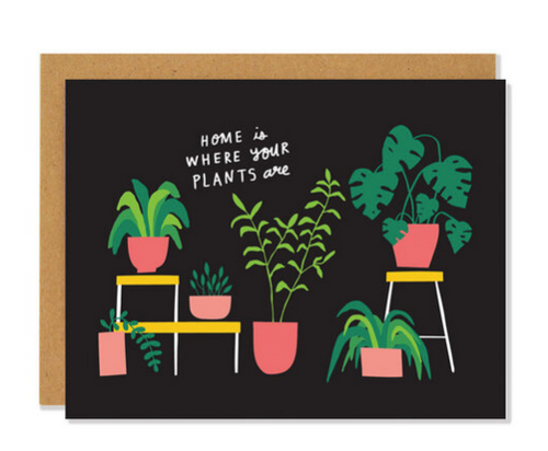 Houseplants card