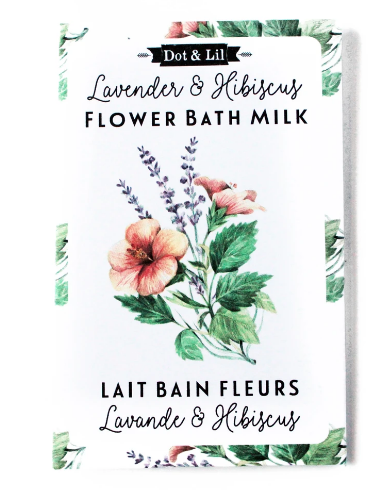 Lav & Hibiscus Flower Bath Milk Sachet
