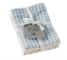 Load image into Gallery viewer, Garden Plaid Dishcloth S/4