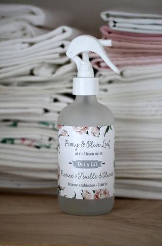 Peony & Olive leaf linen & air mist