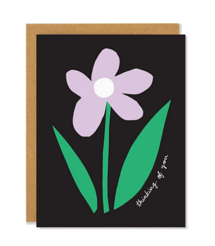 Flower thinking of you Card