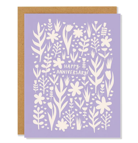 Lavender Anniversary Card