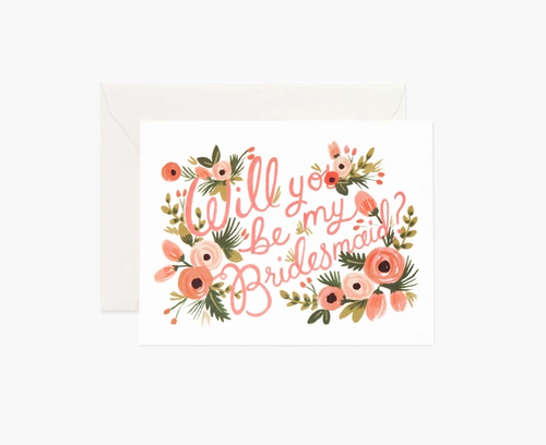 Will you be my bridesmaid? Card