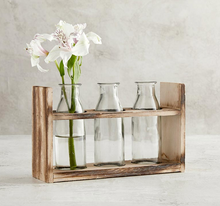 Load image into Gallery viewer, Three Bottle Flower Holder