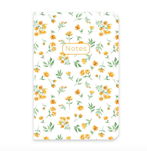 Golden Florals Notebook
