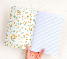 Load image into Gallery viewer, Golden Florals Notebook