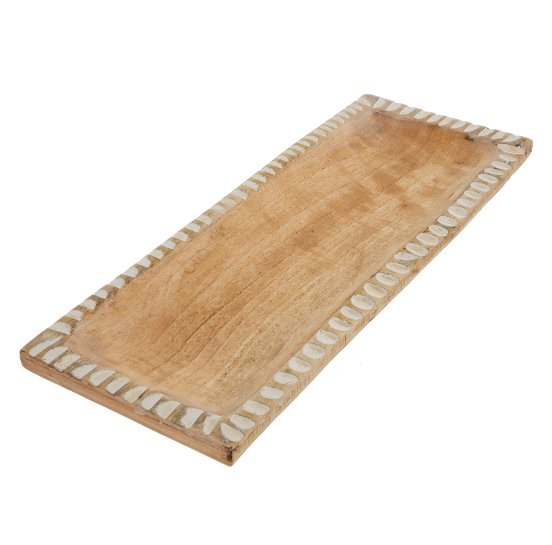 Long Grove Wooden Tray