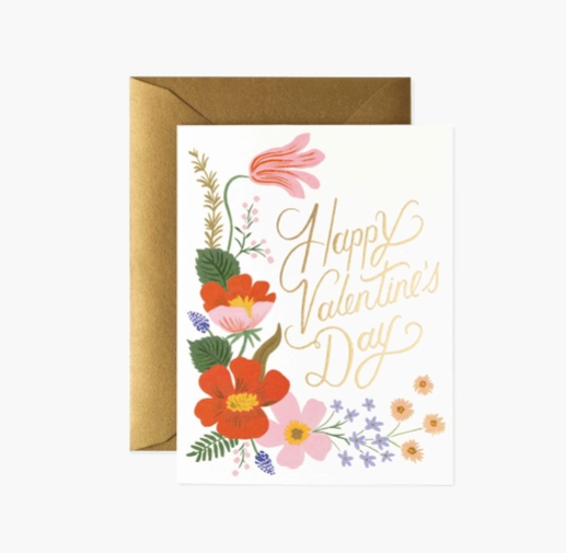 Strawberry Garden Valentine Card