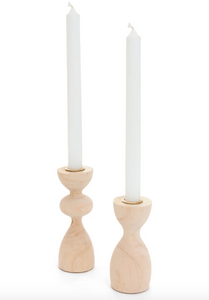 Geo Wooden Candle Holders