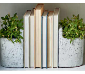 Charcoal Ceramic Bookend