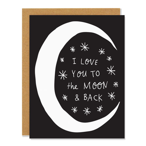 Moon & Back Card