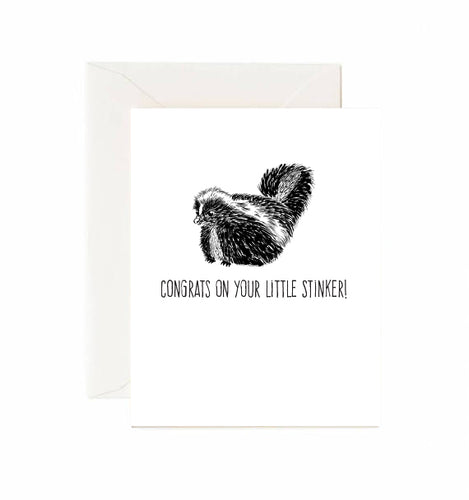 Little Stinker Congrats Card