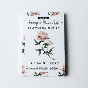 Peony & Olive Bath Milk Sachet